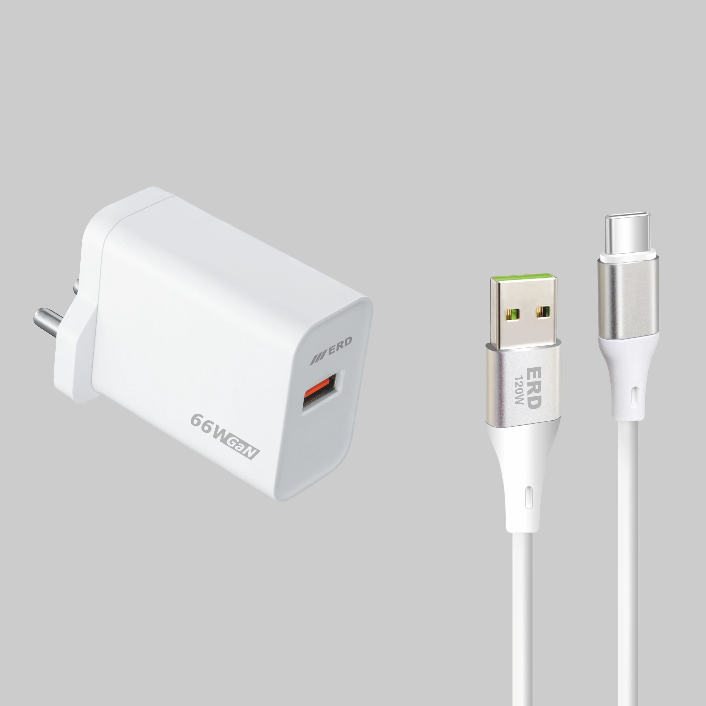 ERD TC-163 CHARGER  USB-C WHITE 66W